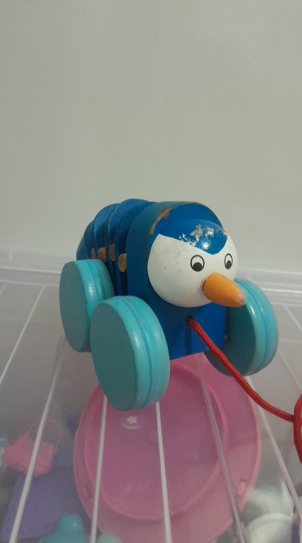 Mavi Penguen Çekçek Oyuncak - Görsel 2