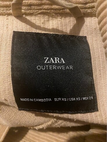 Zara Mevsimlik ceket