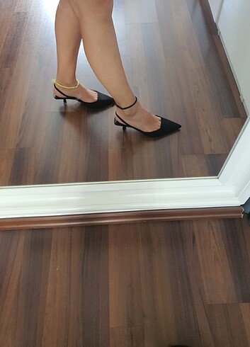 39 Beden Zara siyah stiletto