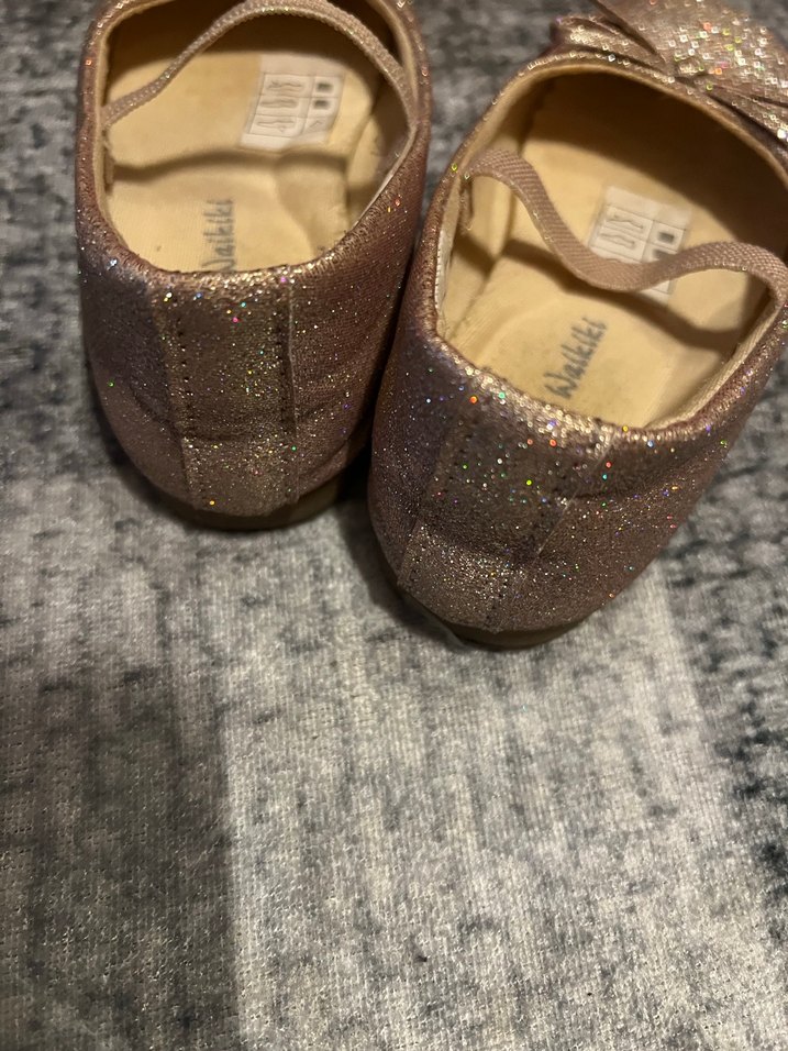 Klasik simli kız çocuk babet - Görsel 3