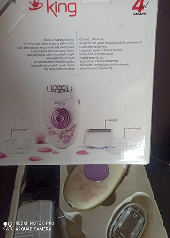 King Epilatör Seti - Görsel 2