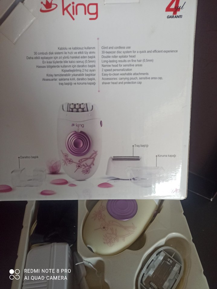 King Epilatör Seti - Görsel 2