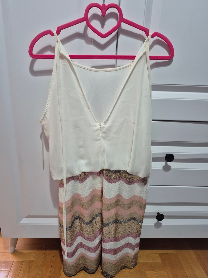 Askılı, Kısa pullu mini elbise - Görsel 2