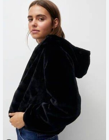 Pull and Bear Peluş mont