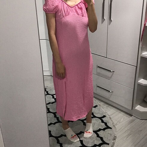 s Beden pembe Renk Kadın elbise
