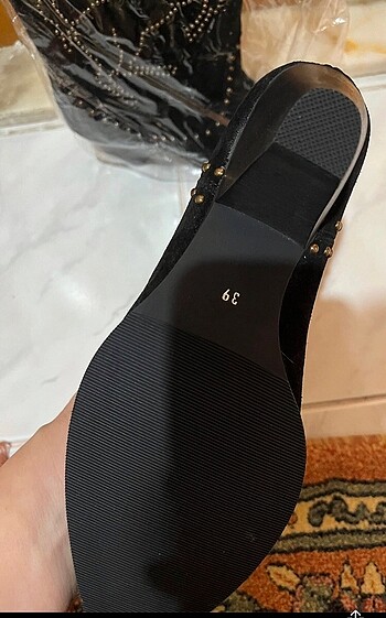 39 Beden siyah Renk Çağla pelin şık süet çizme
