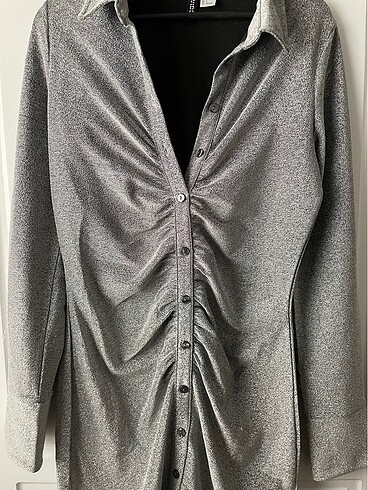 H&M H&M drape gömlek elbise