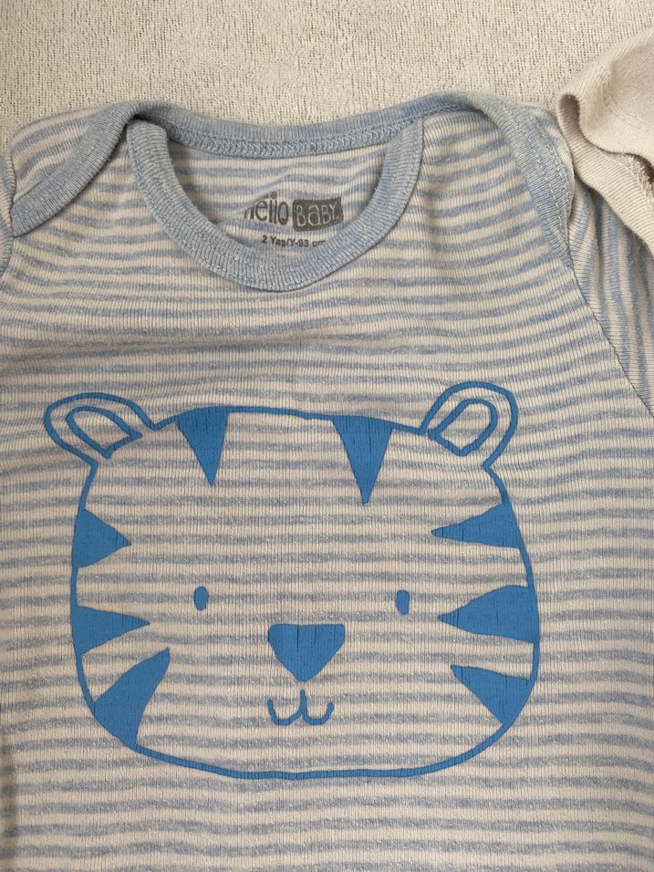 Bebek Erkek Kısa Kollu Pamuklu Body Seti - Görsel 3