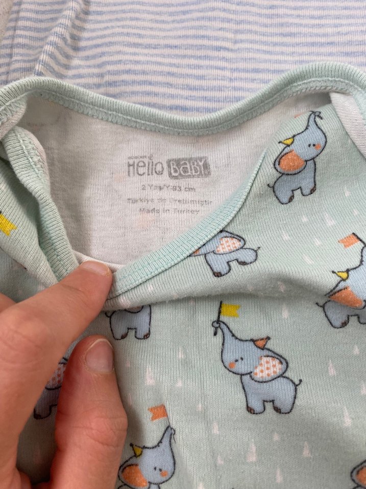 Bebek Erkek Kısa Kollu Pamuklu Body Seti - Görsel 2