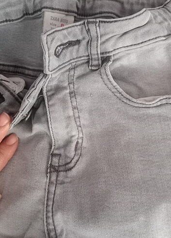 10 Yaş Beden gri Renk Zara erkek çocuk 10 yaş pantalon