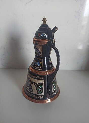 El İşlemesi Bakır Biblo Güğüm 