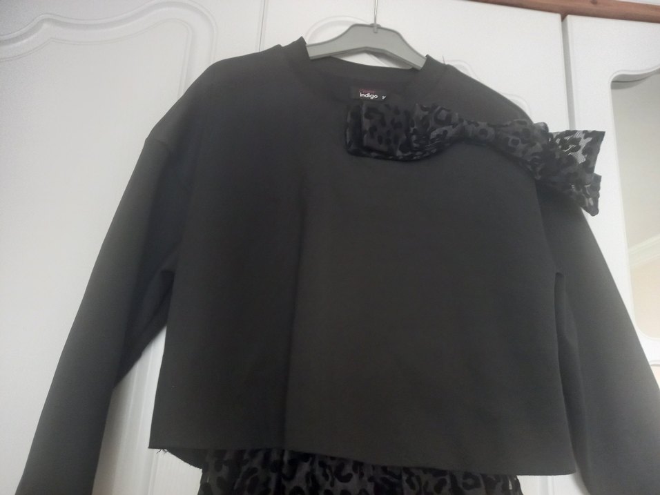 Siyah Düğmeli Kız Bolero - Görsel 5