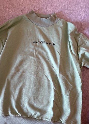 Bej Pamuklu Kadın Sweatshirt