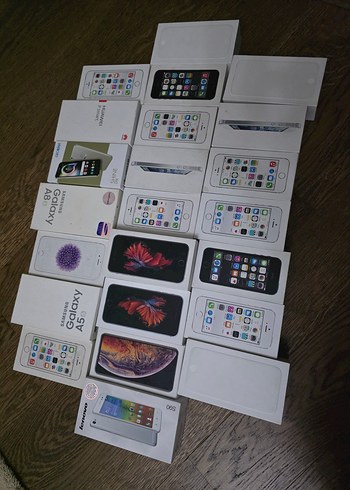Çeşitli iPhone ve Samsung Galaxy A5 Kutuları - Görsel 2