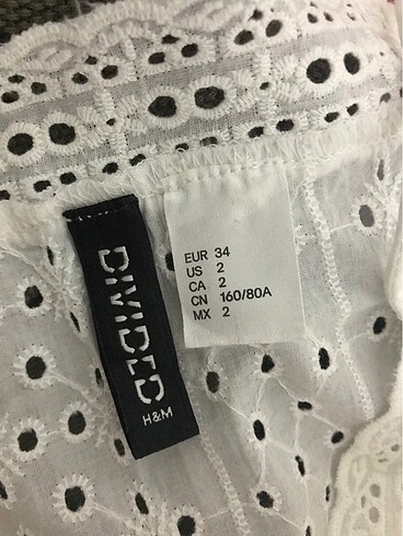 xs Beden H&M askılı bluz