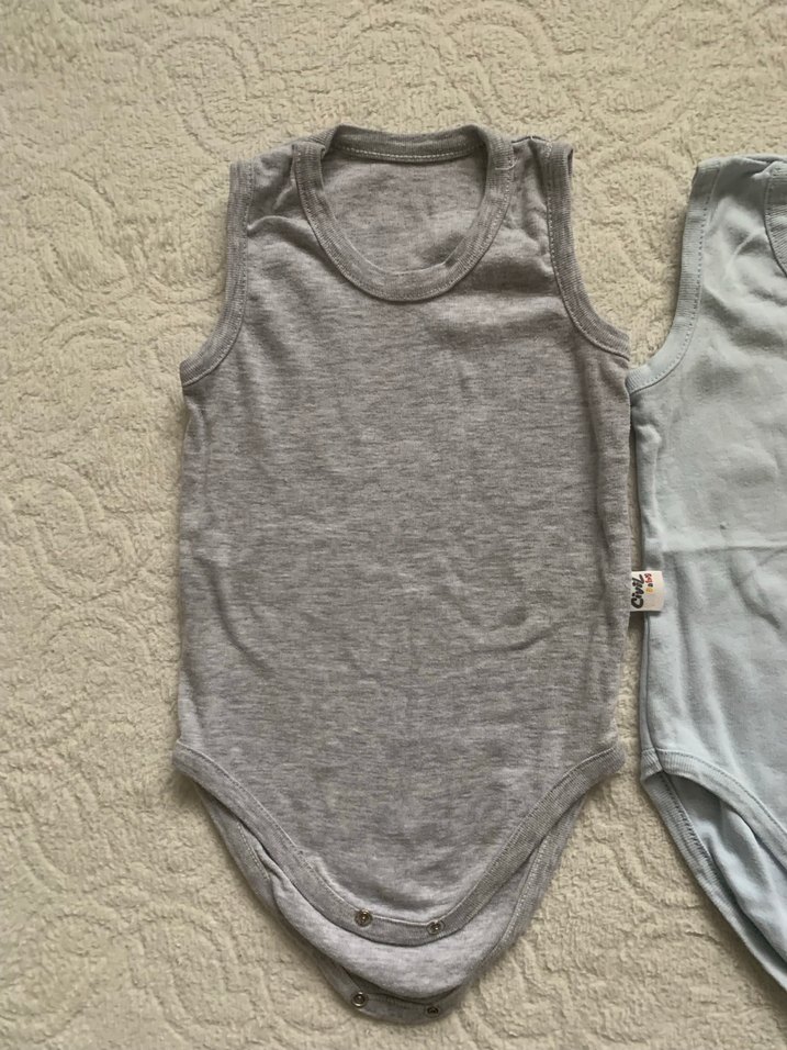 Erkek Bebek Kolsuz Body - Görsel 2