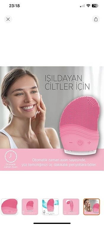 Titreşimli Yüz Temizleme Cihazı