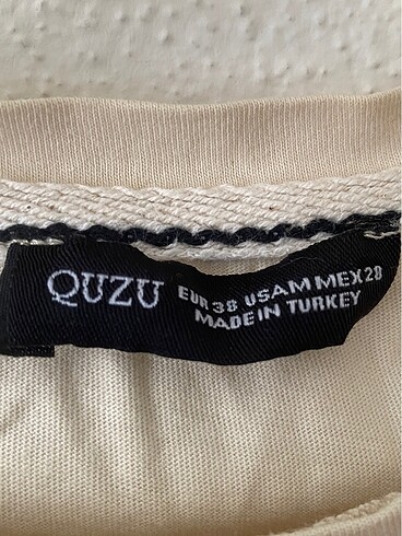 Quzu quzu crop top