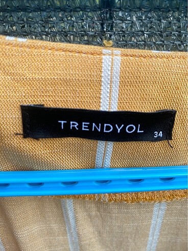 xs Beden trendyol milla sarı elbise