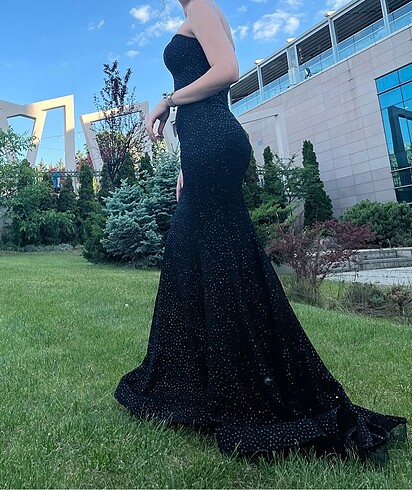 36 Beden siyah Renk Oleg Cassini Siyah Elbise