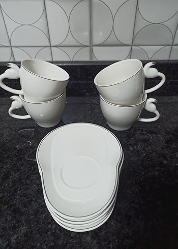 LİVİA ÇAY TAKIMI 4 KİŞİLİK 8 parça - Görsel 7