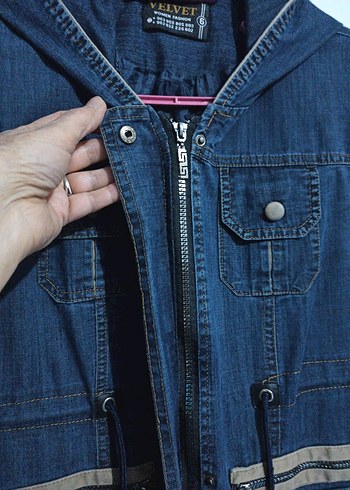 Kadın Uzun Kot Trençkot 40 Beden - Görsel 9