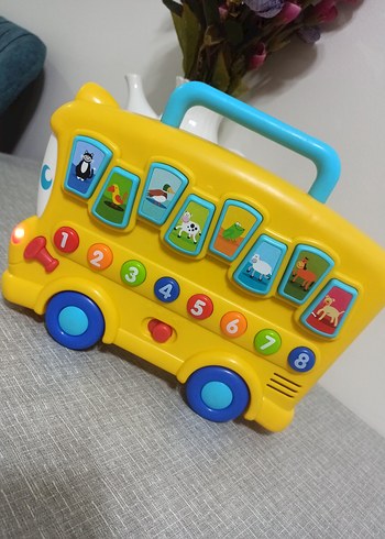 Sarı Okul Otobüsü Eğitici Oyuncak - Görsel 9