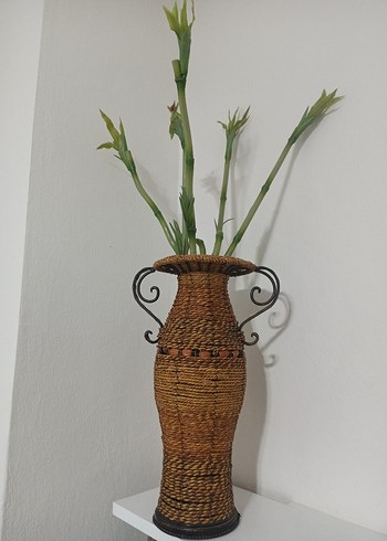 Hasır Vazo Büyük Boy - Görsel 5