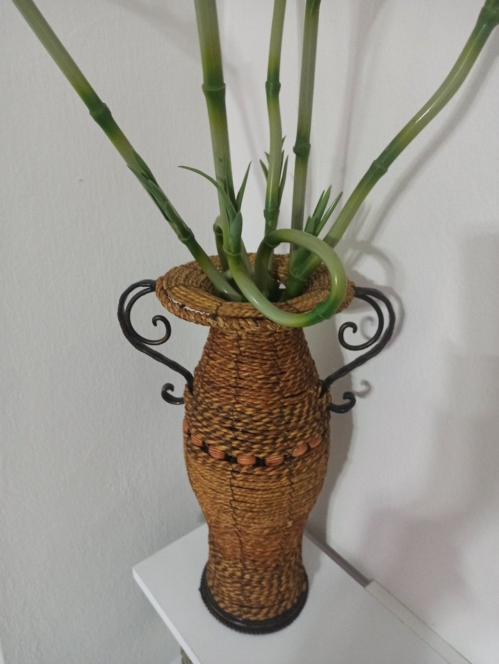 Hasır Vazo Büyük Boy - Görsel 3