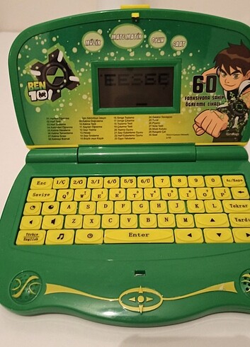 Beden BEN 10 Eğitici Laptop İngilizce Türkçe ve piyano