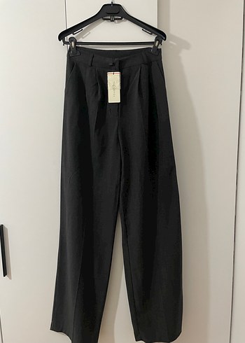 Trendyol pileli palazzo pantolon - Görsel 4