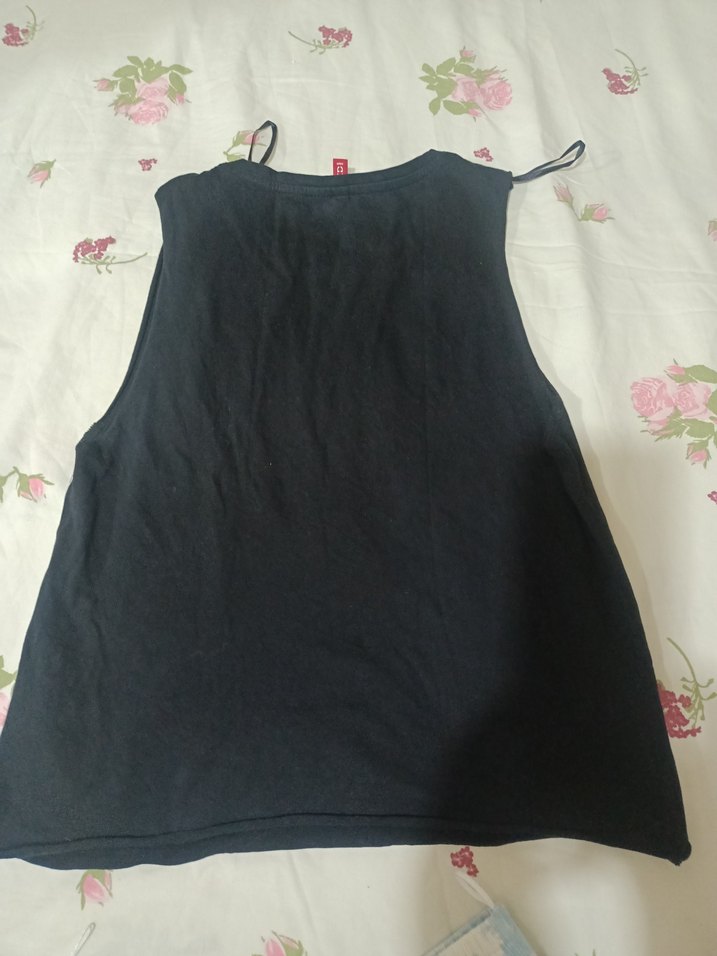 Kız Çocuk Mavi Batik Şortlu Pamuklu Tişört - Görsel 2