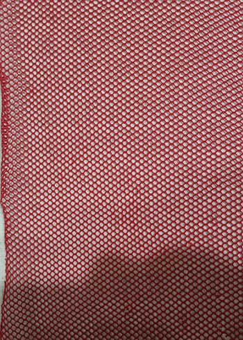 KIRMIZI PARÇA KUMAŞ TÜL PERDE - Görsel 6