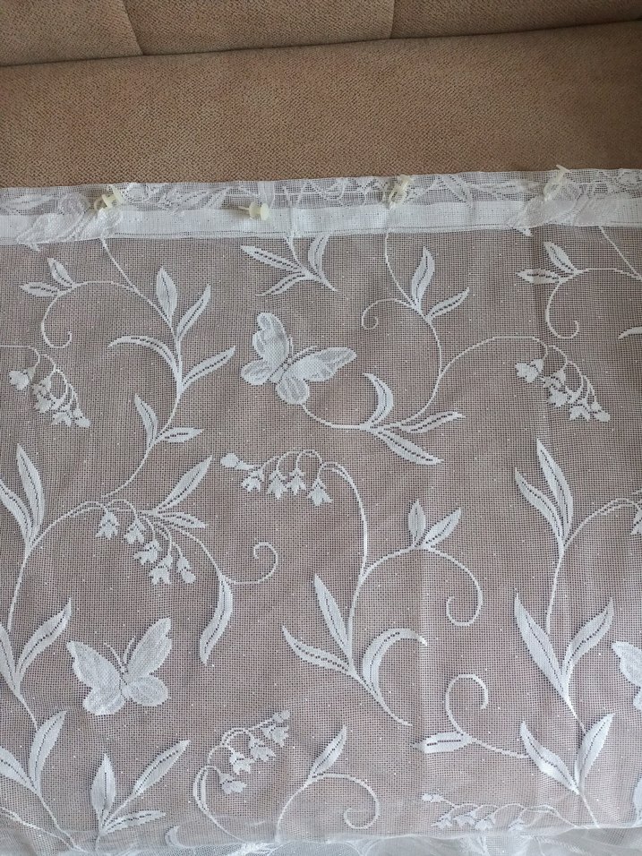 Beyaz Nakışlı Bohem Perde - Görsel 2