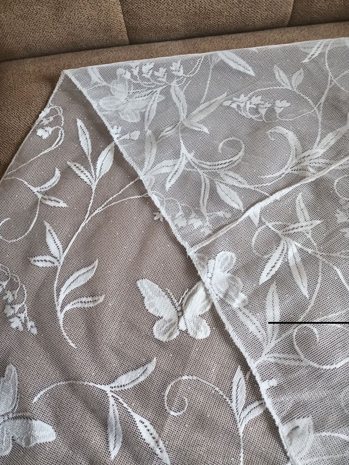 Beyaz Nakışlı Bohem Perde - Görsel 5