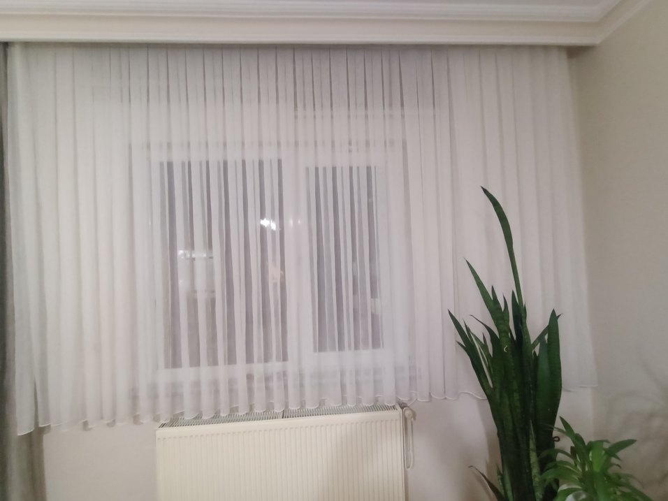 İKİ CAMLIK TÜL PERDE - Görsel 2