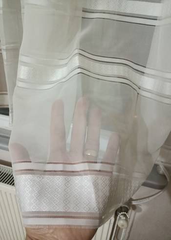 Beyaz Düz Tül Perde - Görsel 9