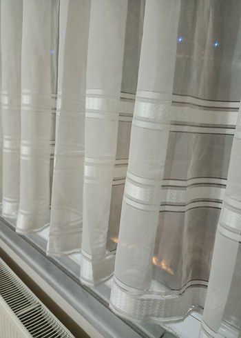 Beyaz Düz Tül Perde - Görsel 5