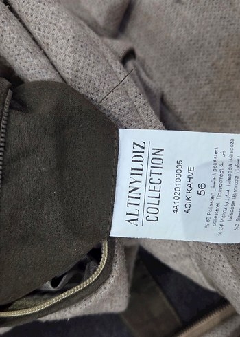 Düğmeli Bej Erkek Kaban - Görsel 6