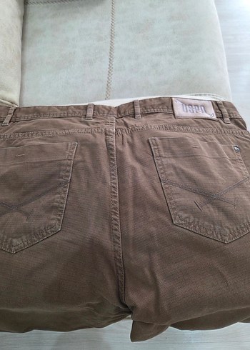 Kahverengi Kemerli Erkek  Pantolon - Görsel 6