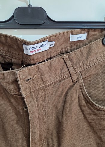 Kahverengi Kemerli Erkek  Pantolon - Görsel 4