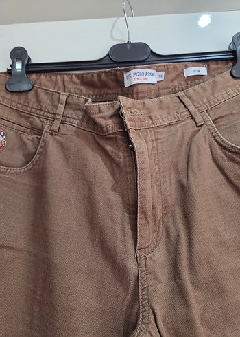 Kahverengi Kemerli Erkek  Pantolon - Görsel 5