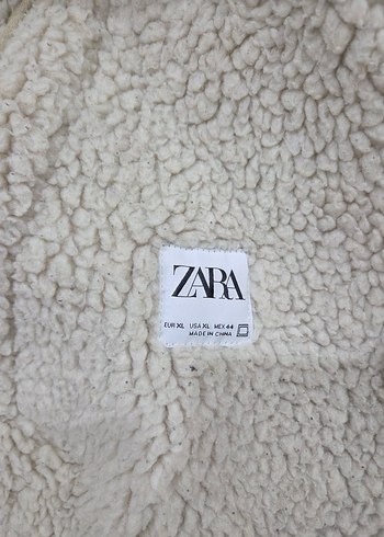 Zara Kürklü Bej Süet Erkek Mont - Görsel 5