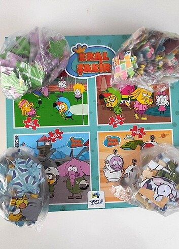 Diğer JOOY'S GAME 4'LÜ KRAL ŞAKİR PUZZLE SETİ