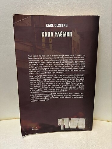  KARA YAĞMUR. KARL OLSBERG