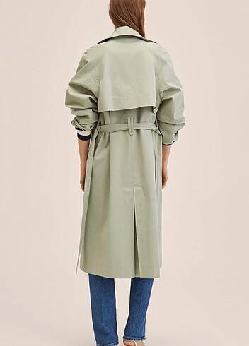 xs Beden Mango oversize trençkot