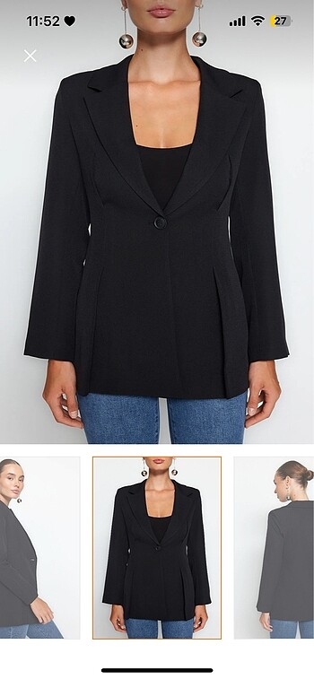 34 Beden Trendyolmilla blazer ceket