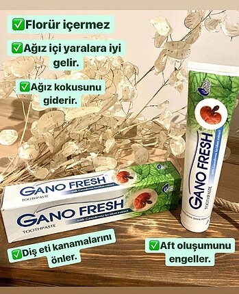 Ganofresh diş macunu