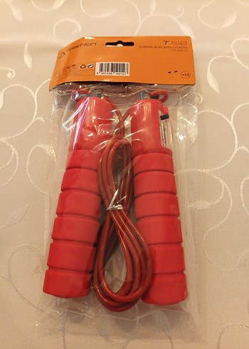 Renkli Baskılı Kırmızı Atlama İpi - Görsel 5