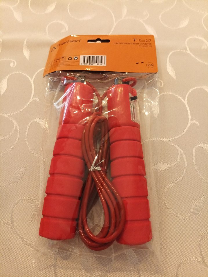 Renkli Baskılı Kırmızı Atlama İpi - Görsel 4